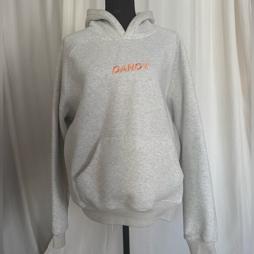 not available anymore‼️‼️
Dandy Hoodie Light Gray Funnel Neck Hoodie Sweatshirt